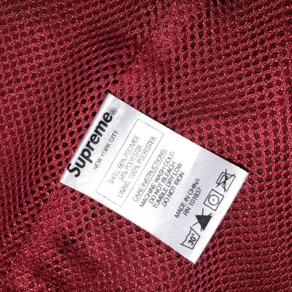 Supreme Windbreaker with Red Supreme All Over - Picture 6 of 7
